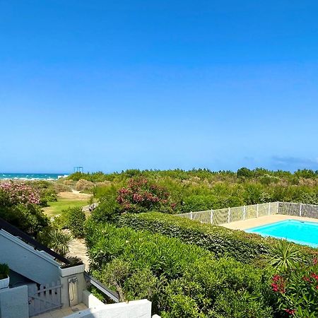 Appartement Entre La Lagune Et La Mer Avec Piscine, Direct Plage, Vue Partielle Mer Saint-Cyprien Kültér fotó