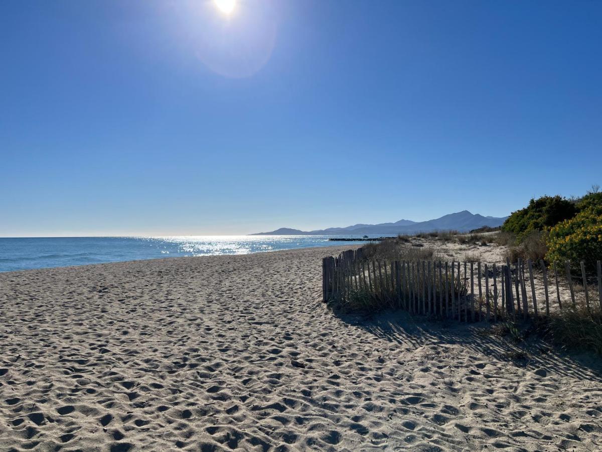 Appartement Entre La Lagune Et La Mer Avec Piscine, Direct Plage, Vue Partielle Mer Saint-Cyprien Kültér fotó