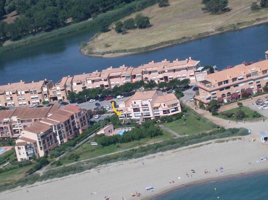 Appartement Entre La Lagune Et La Mer Avec Piscine, Direct Plage, Vue Partielle Mer Saint-Cyprien Kültér fotó