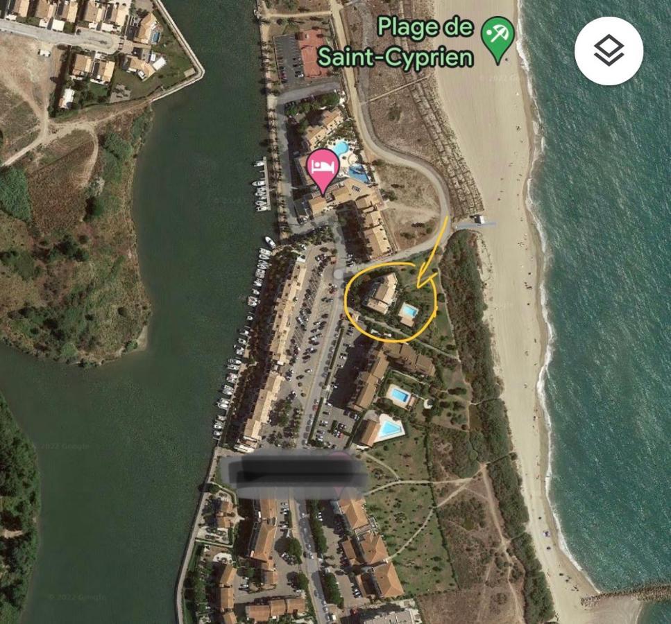 Appartement Entre La Lagune Et La Mer Avec Piscine, Direct Plage, Vue Partielle Mer Saint-Cyprien Kültér fotó