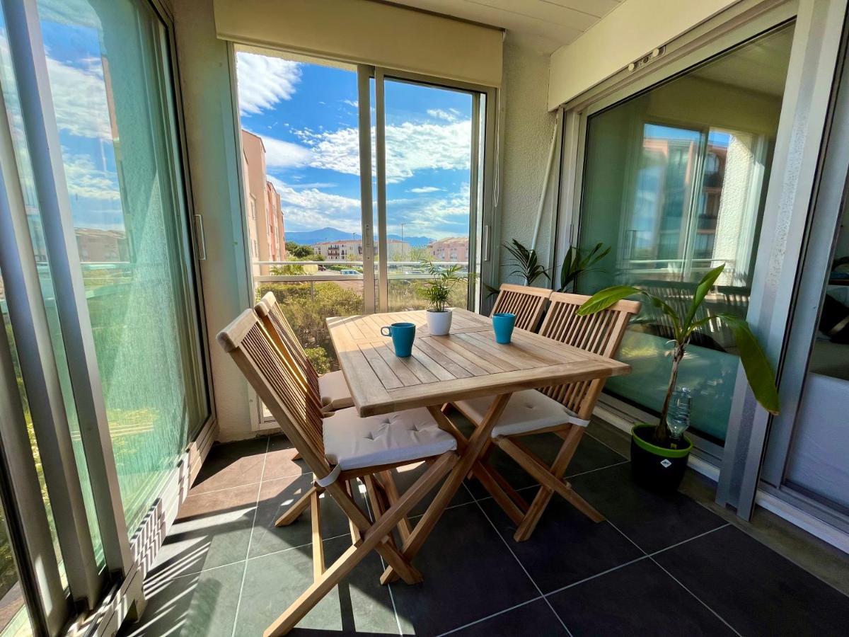 Appartement Entre La Lagune Et La Mer Avec Piscine, Direct Plage, Vue Partielle Mer Saint-Cyprien Kültér fotó