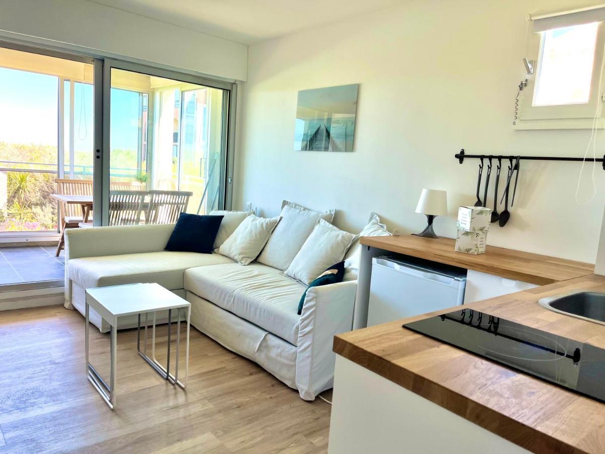 Appartement Entre La Lagune Et La Mer Avec Piscine, Direct Plage, Vue Partielle Mer Saint-Cyprien Kültér fotó