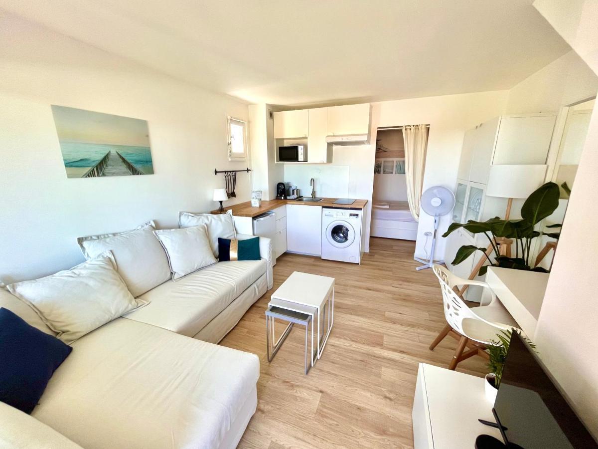 Appartement Entre La Lagune Et La Mer Avec Piscine, Direct Plage, Vue Partielle Mer Saint-Cyprien Kültér fotó
